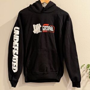 Undefeated Size Small Black Formula 1 F1 Las Vegas Grand Prix Hoodie 2023